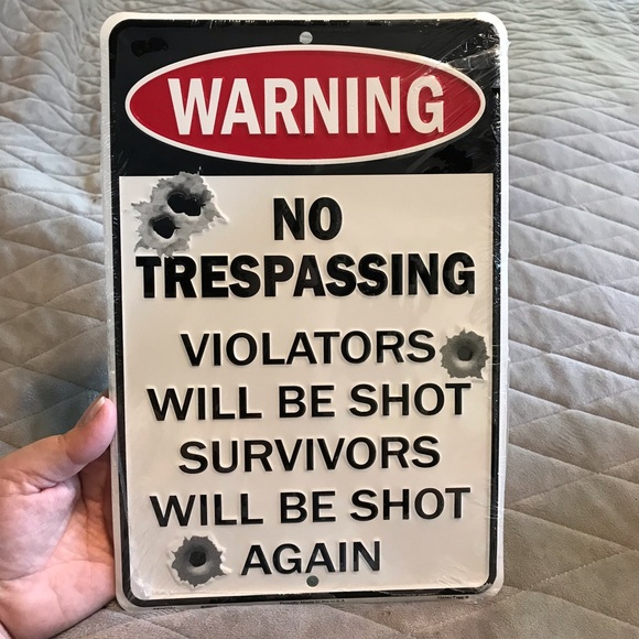 Other - NWT Metal sign
